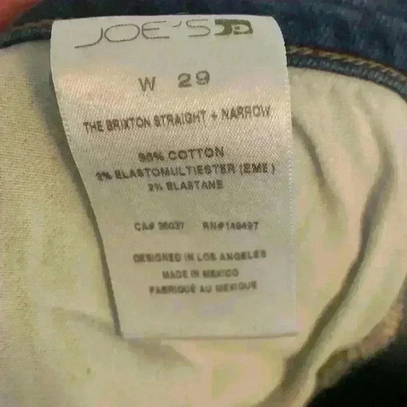 Joe’s Jeans The Brixton Straight and Narrow, Mens size 29 - Picture 5 of 6